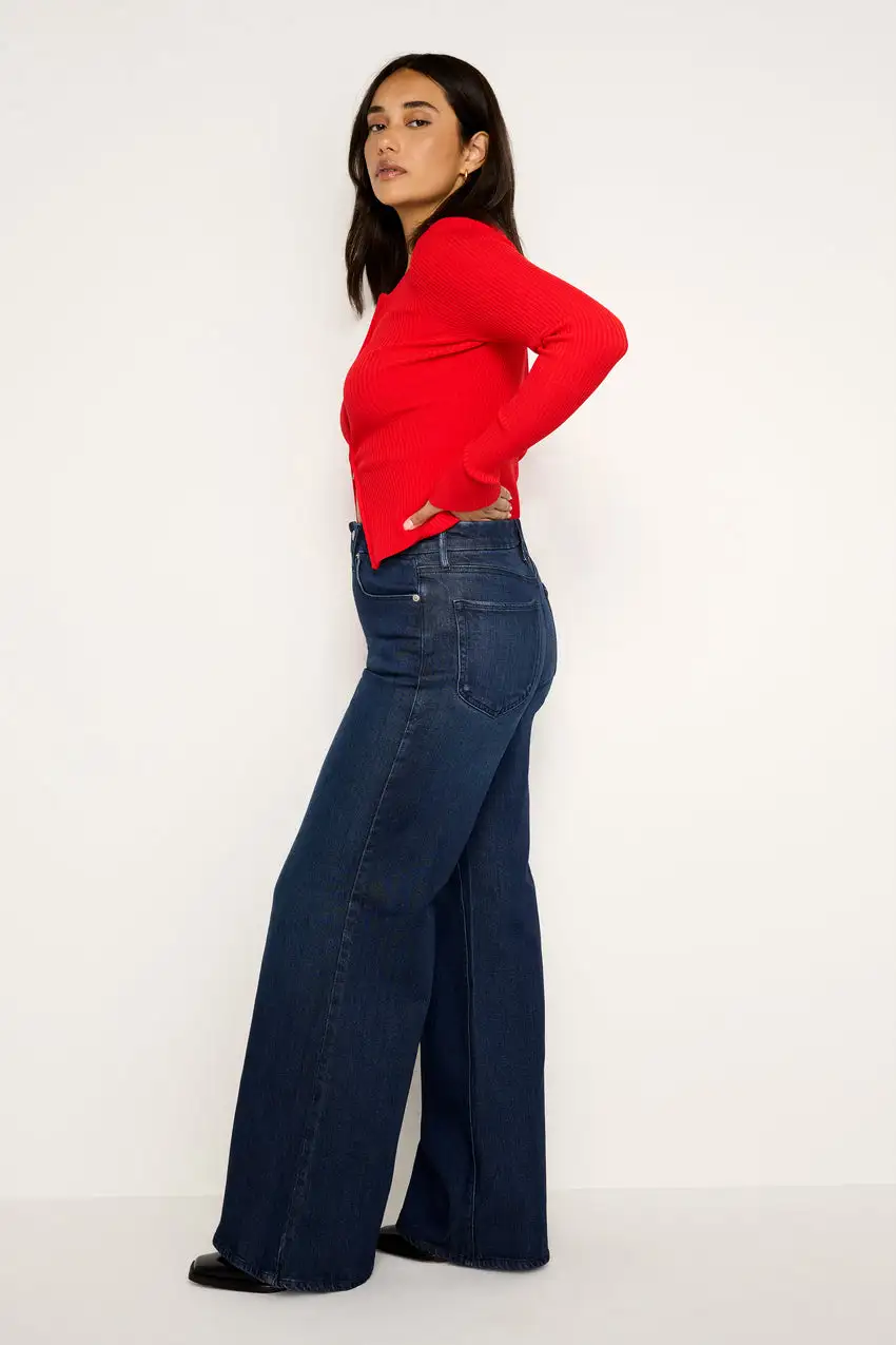 SOFT-TECH GOOD WAIST PALAZZO JEANS