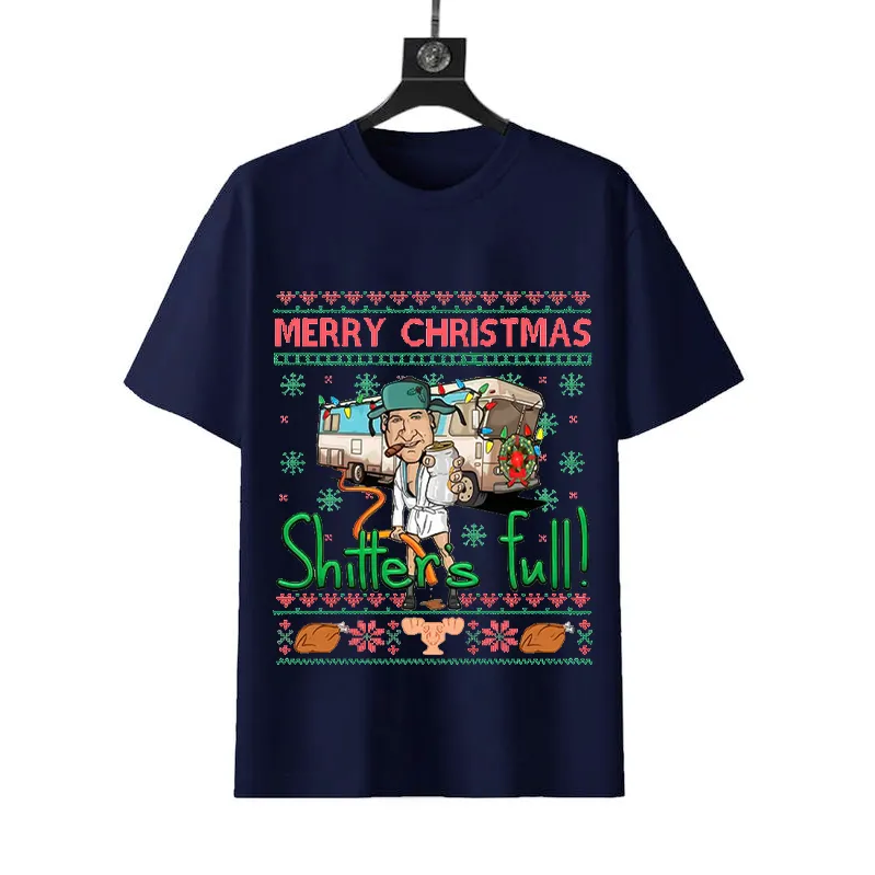 Shitter Was Full! Merry Christmas Short Sleeve T-Shirt