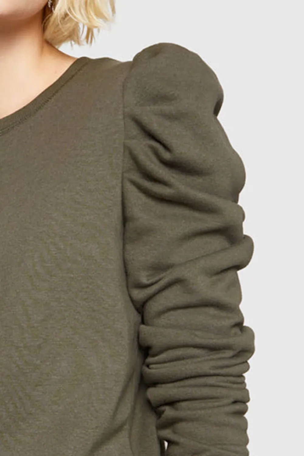 Women'S Casual Olive Green Hoodie