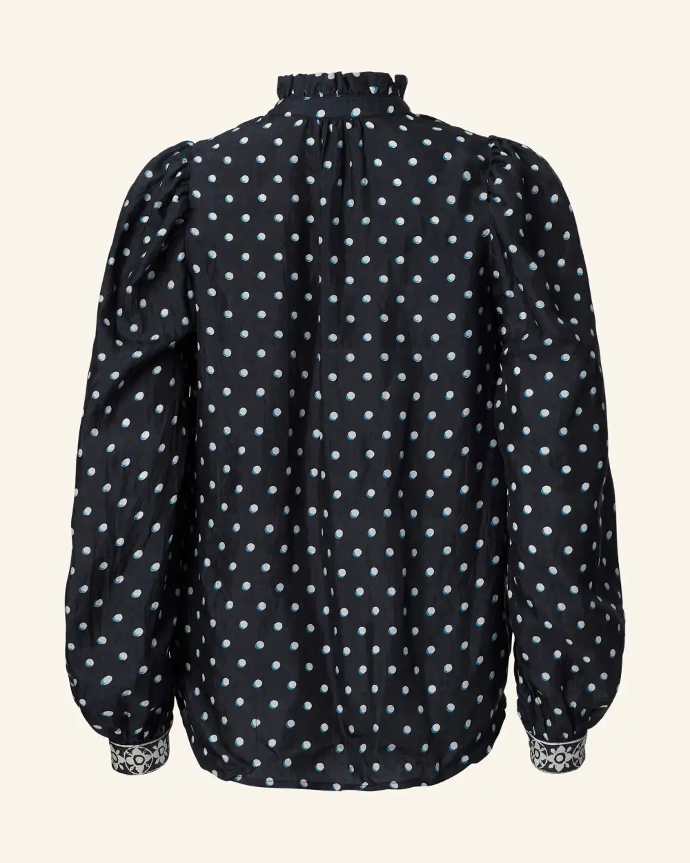 Annabel Raven Dot Silk Shirt