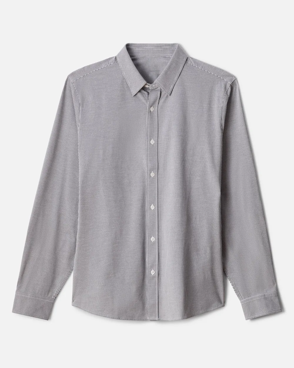 Men's Solid Long Sleeve Button Down Shirts