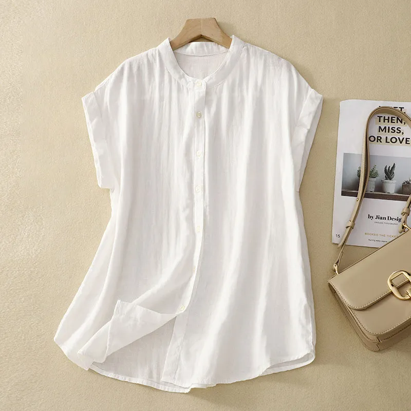 Stand Collar Comfortable Casual Shirt