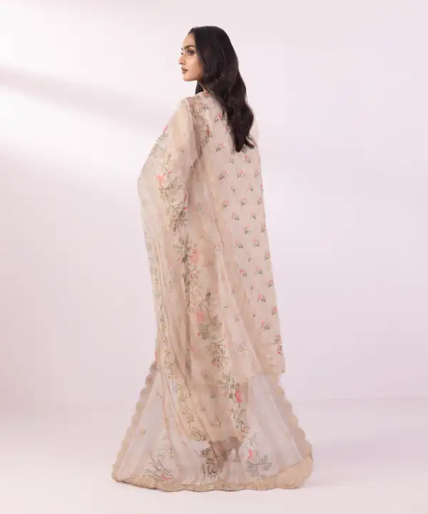 Embroidered Organza Dupatta