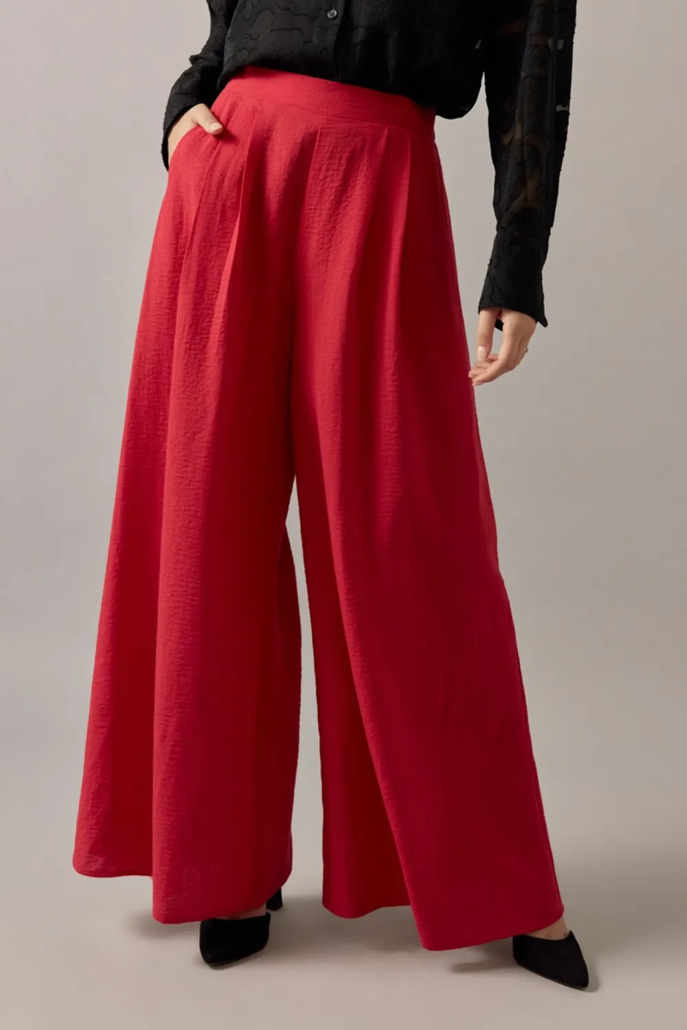 Kaye Wide Leg Fluid Pants