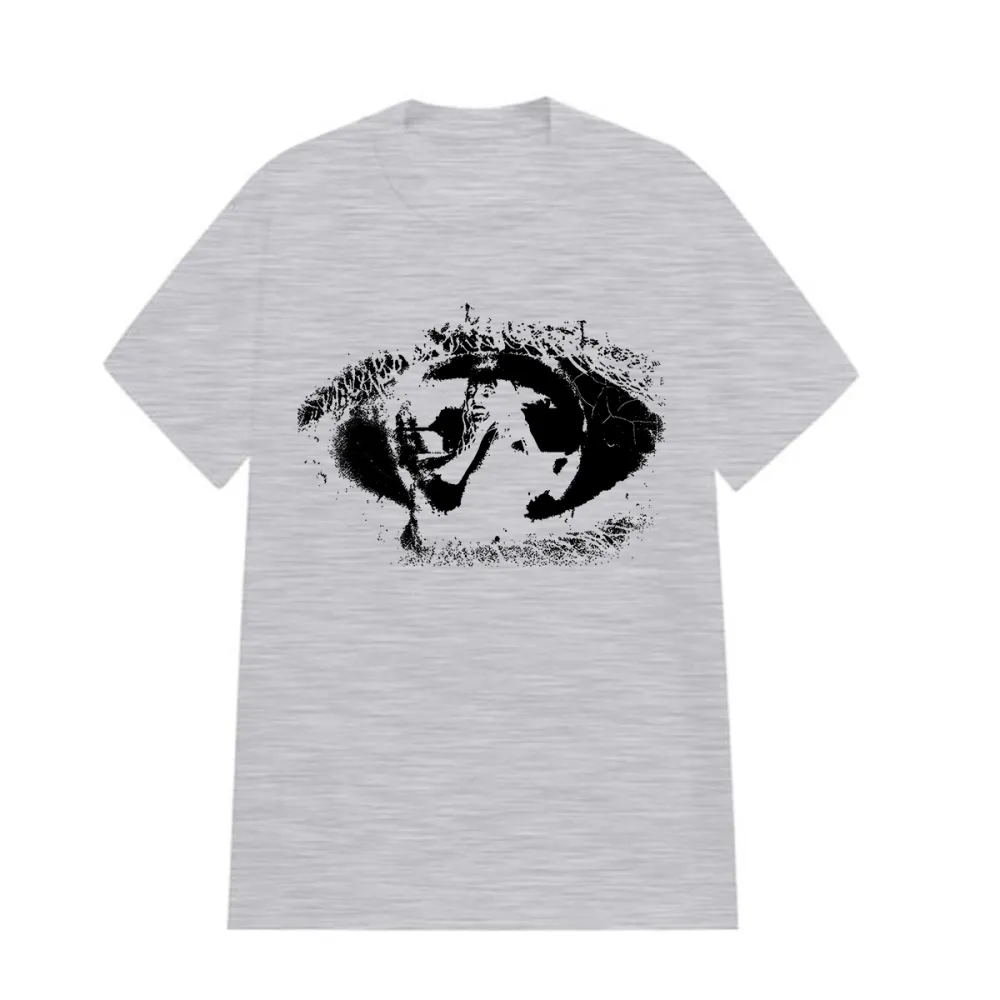 EVIL EYE DESIGNED PATTERN PRINTED TEE