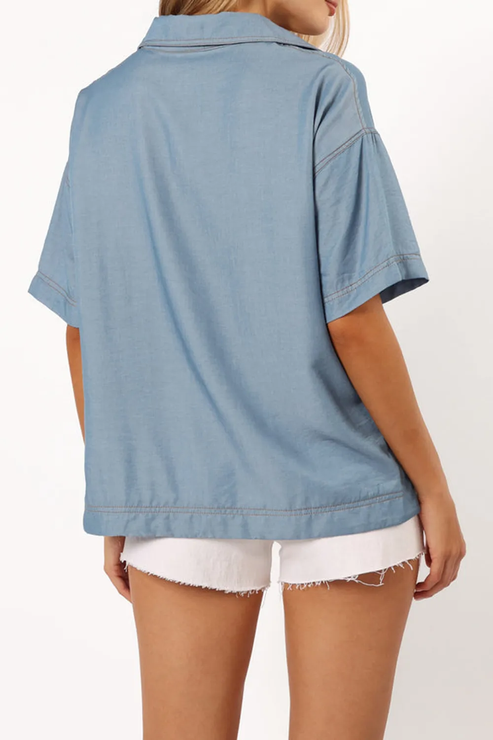 LYNA TOP - BLUE