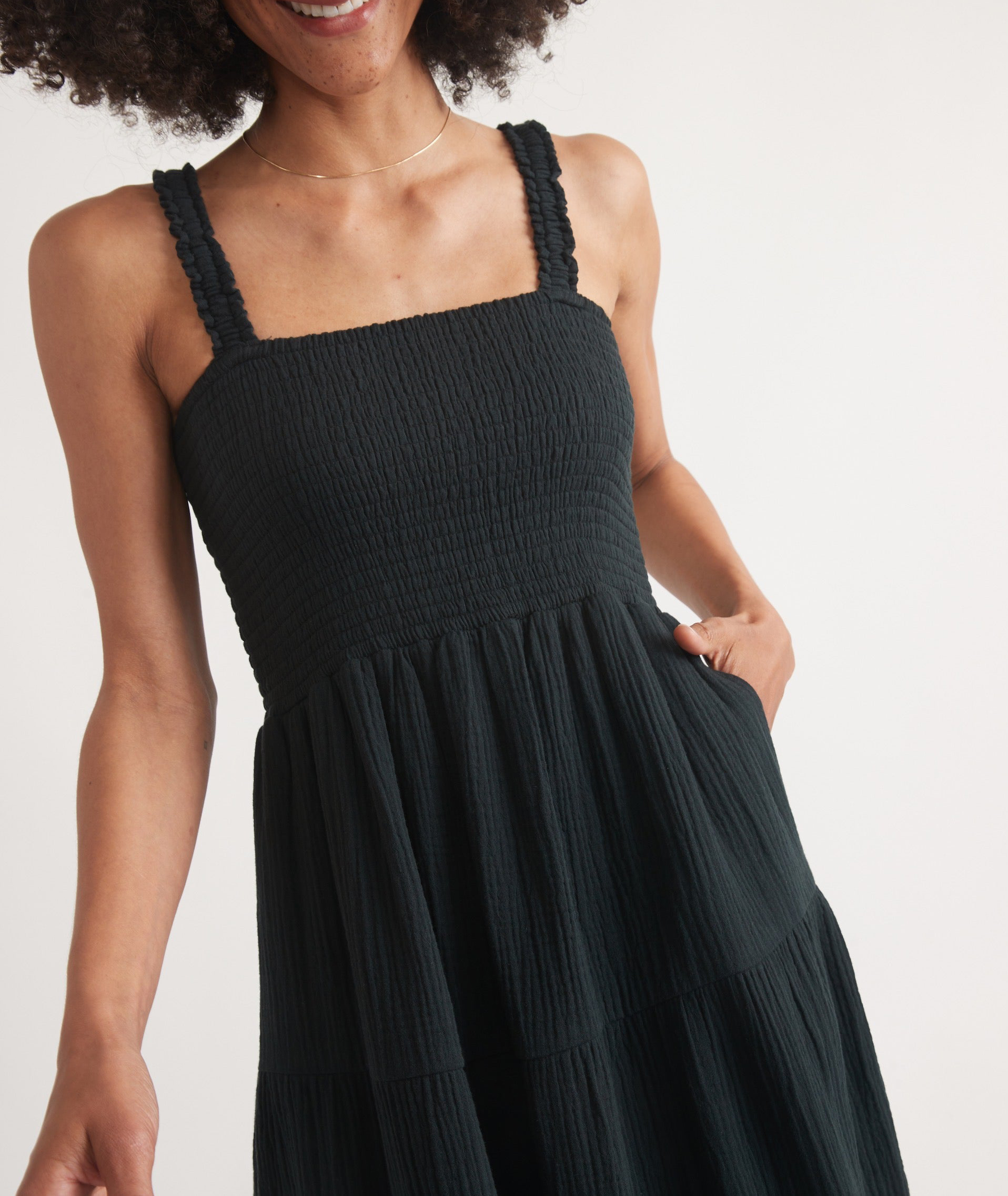 Black Selene Maxi Dress