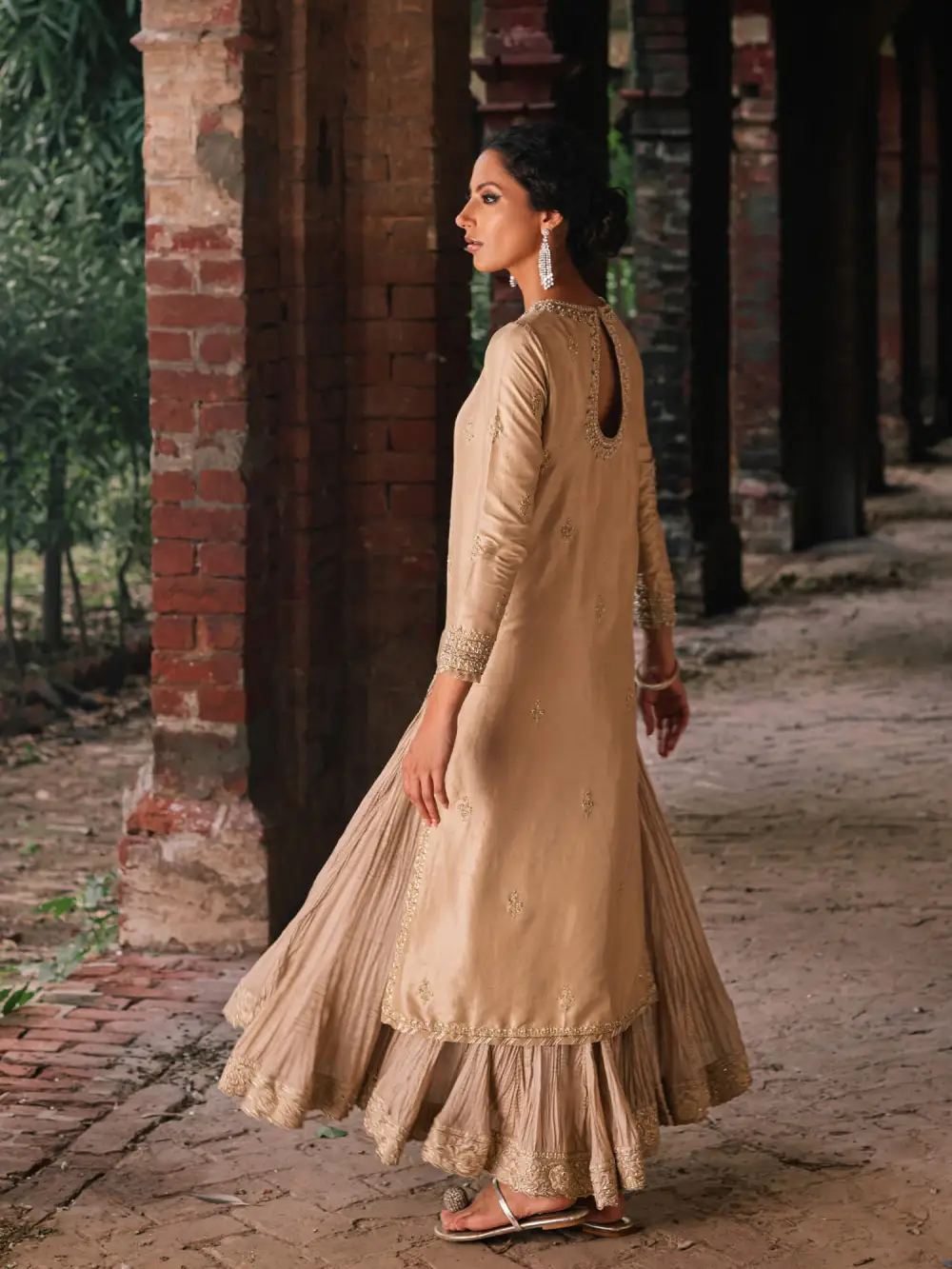 HAJRA KURTI W/ INNERKALI & DUPATTA