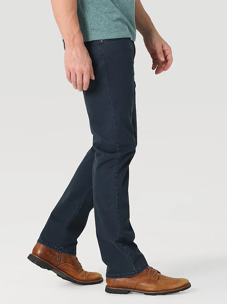 MEN'S WRANGLER AUTHENTICS® SLIM STRAIGHT TWILL PANT IN ACORN