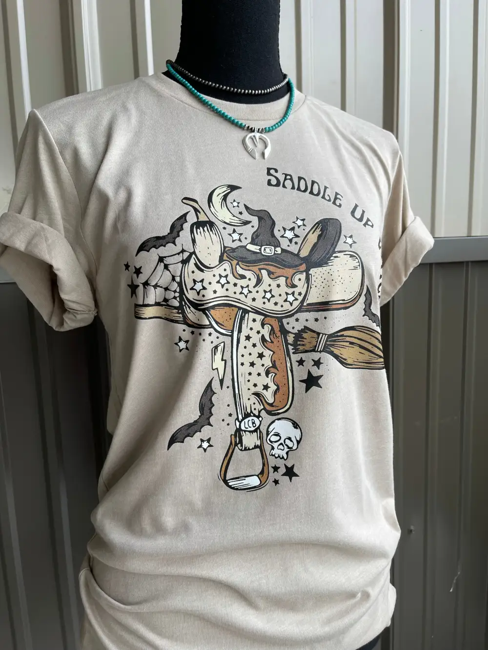 Saddle Up Witches Color Tee