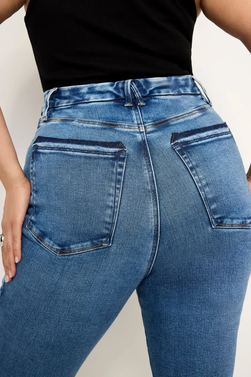 SOFT-TECH GOOD WAIST SKINNY CROPPED JEANS