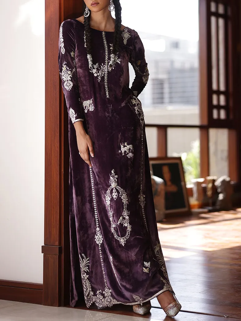 Vintage embroidered kaftan