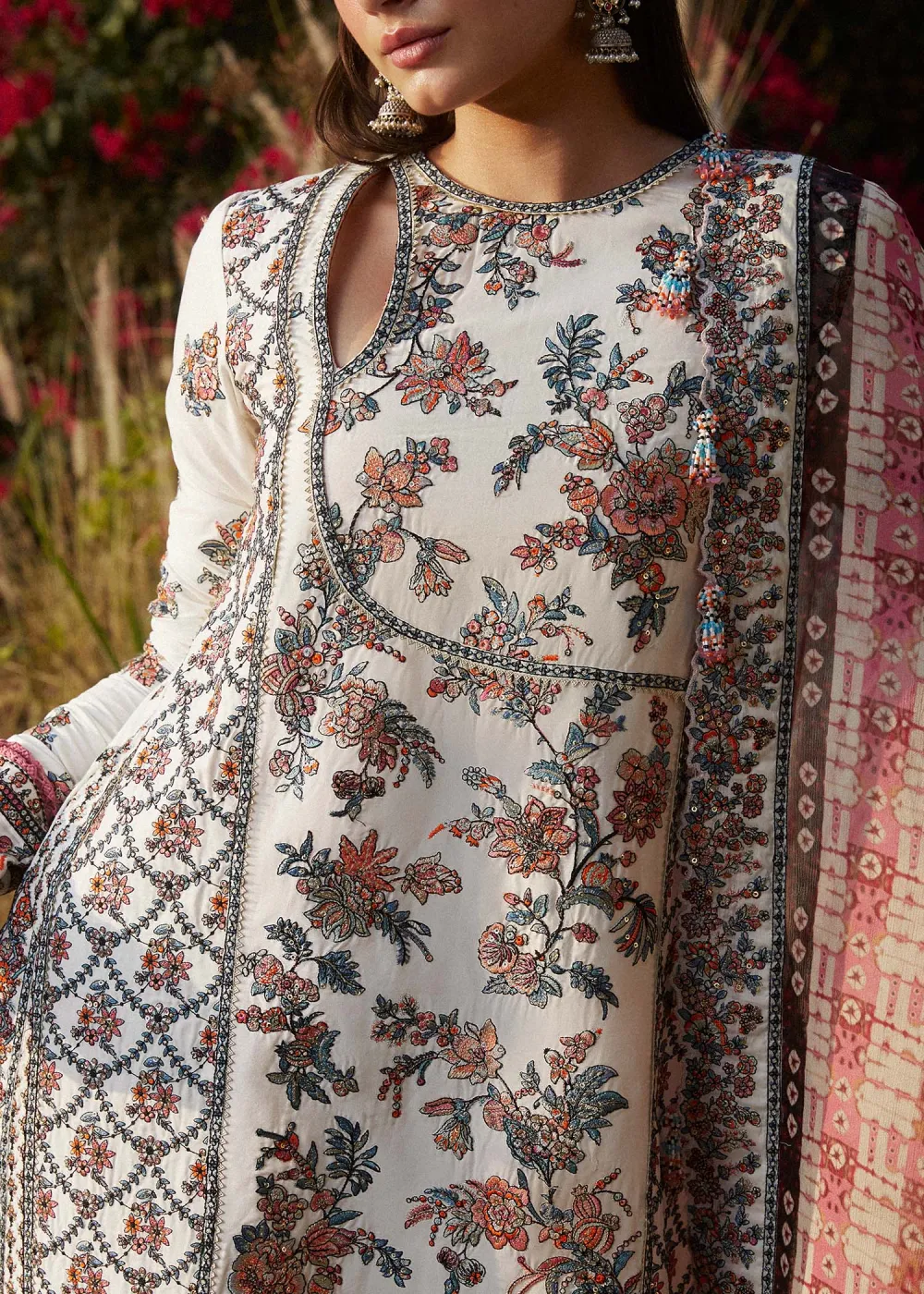 ELARA Embroidered Lawn