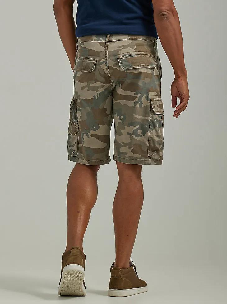 WRANGLER® MEN'S FIVE STAR PREMIUM STACKED CARGO SHORT IN TWILL