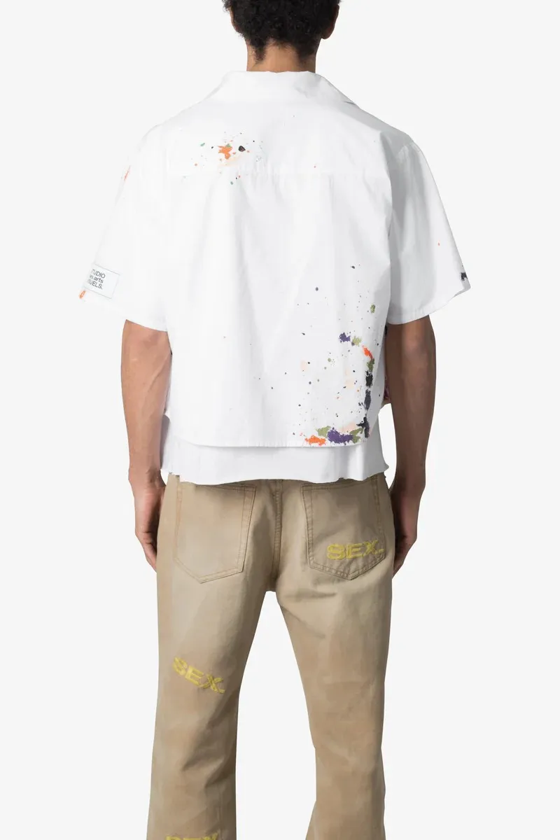 POPLIN PAINTER S/S SHIRT