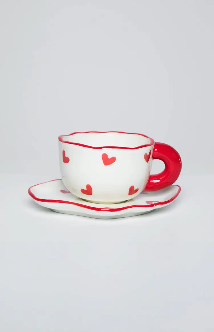 Adore Red Heart Mug Set