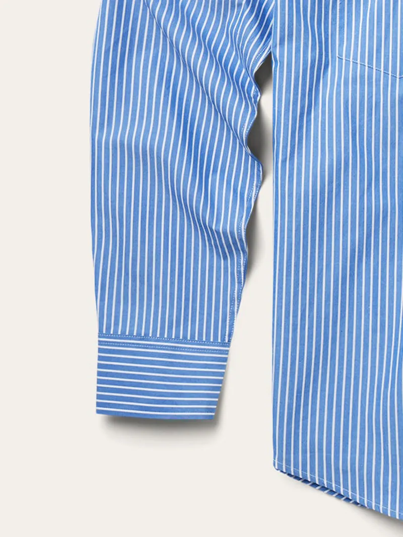 Blue Western Stripe Shirt