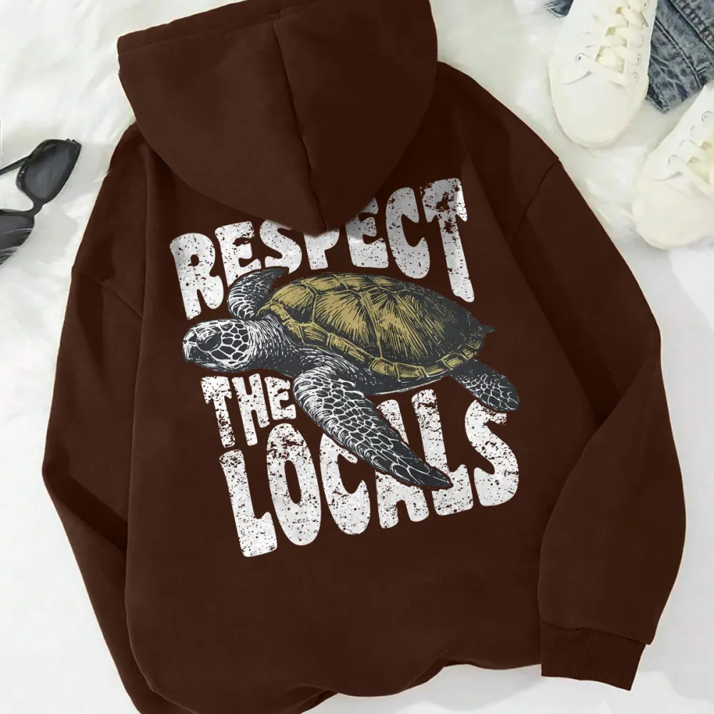 Ancient turtle Women's fashionable hoodie