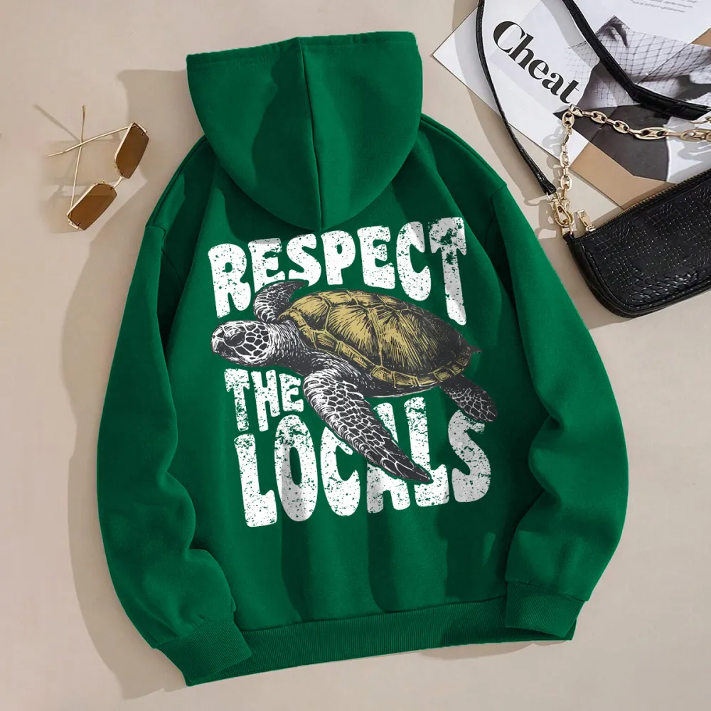 Ancient turtle Women's fashionable hoodie