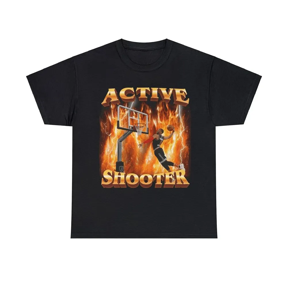 Active Shooter Basketball Adult Unisex Tee