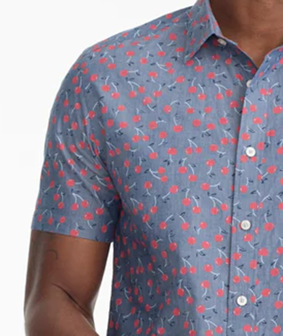 Floral Pattern Men's Shirt