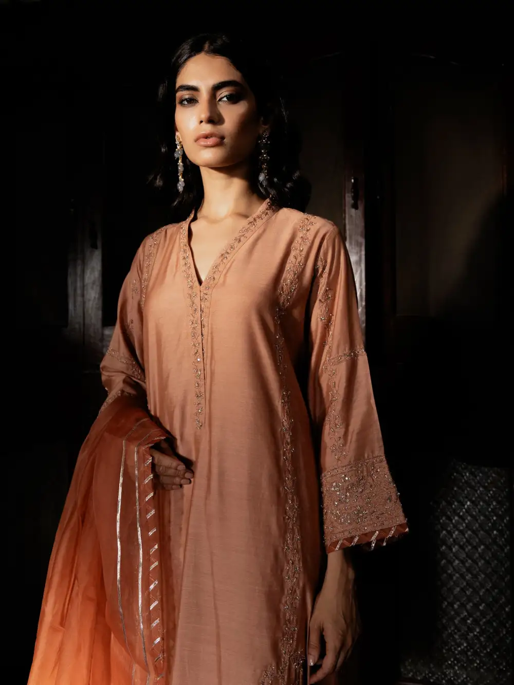 SKINNY MALTA KURTA W/ STRAIGHT PANT & DUPATTA