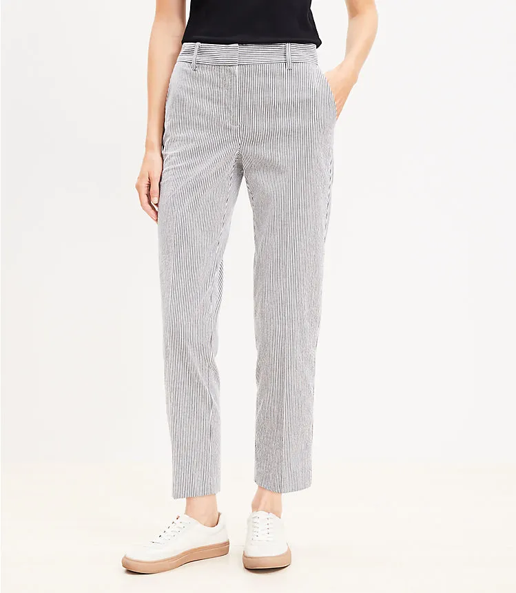 Riviera Slim Pants in Seersucker Stripe