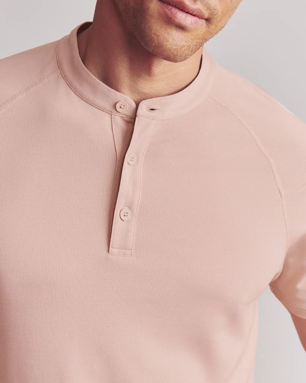 Stylish Men's T-shirts Buttoned In The Front