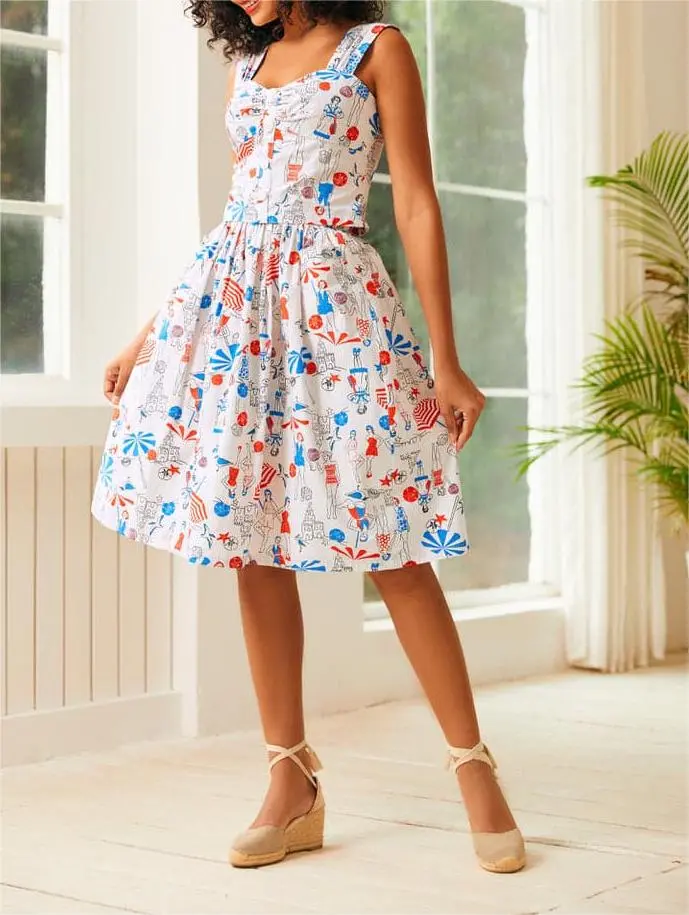 Cartoon Printed Vintage Skirts