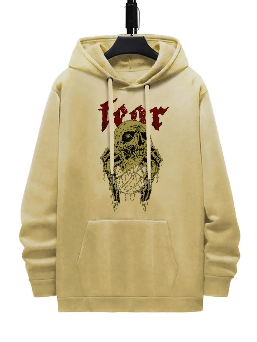 Skull Death Metal VINTAGE GRAPHIC HOODIE