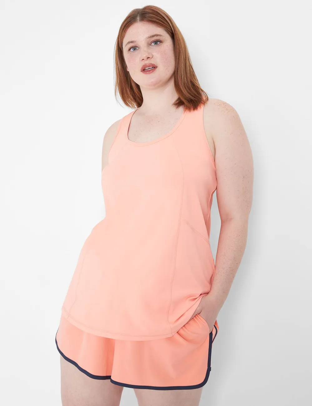 LIVI Wicking Scoop-Neck Racerback Tank