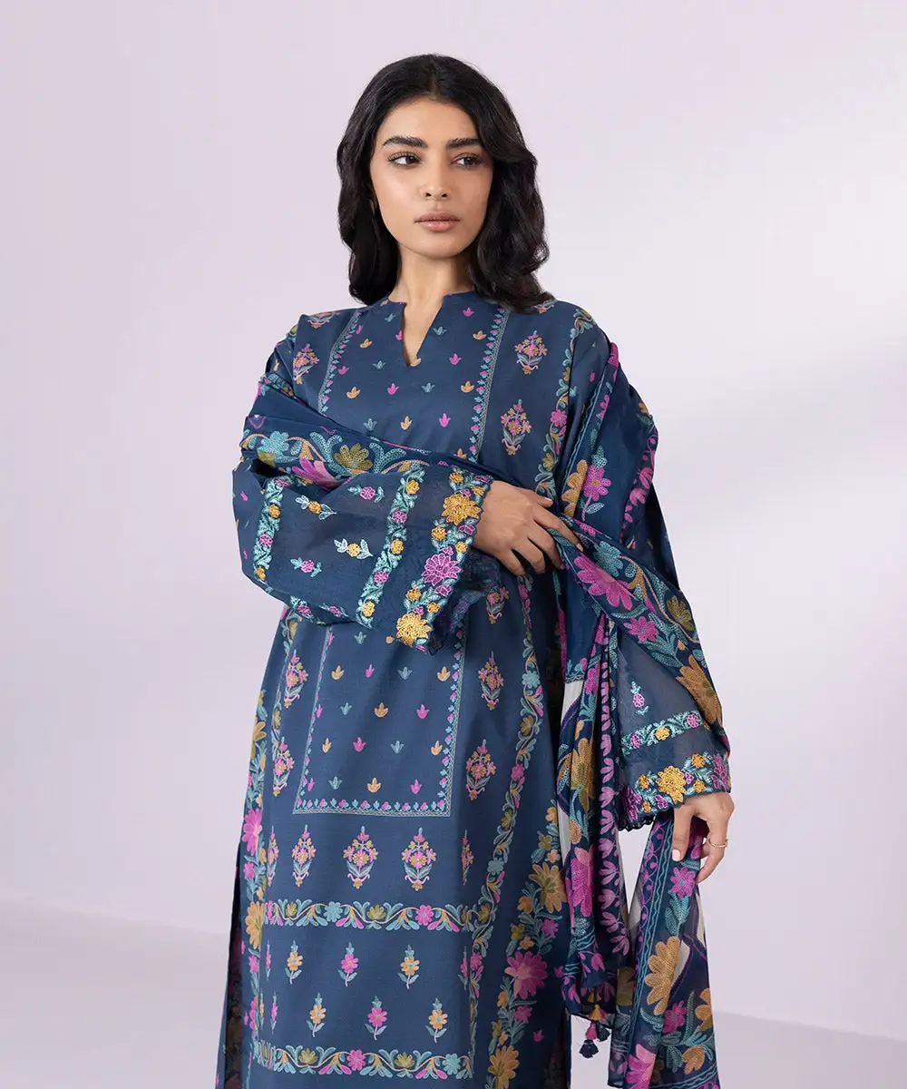 2 Piece - Embroidered Lawn Suit