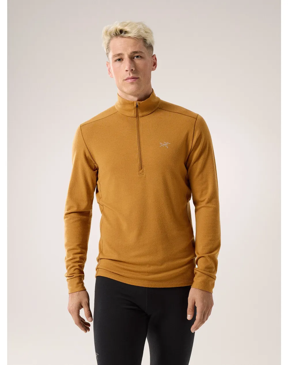 Rho Merino Wool Zip Neck Men's