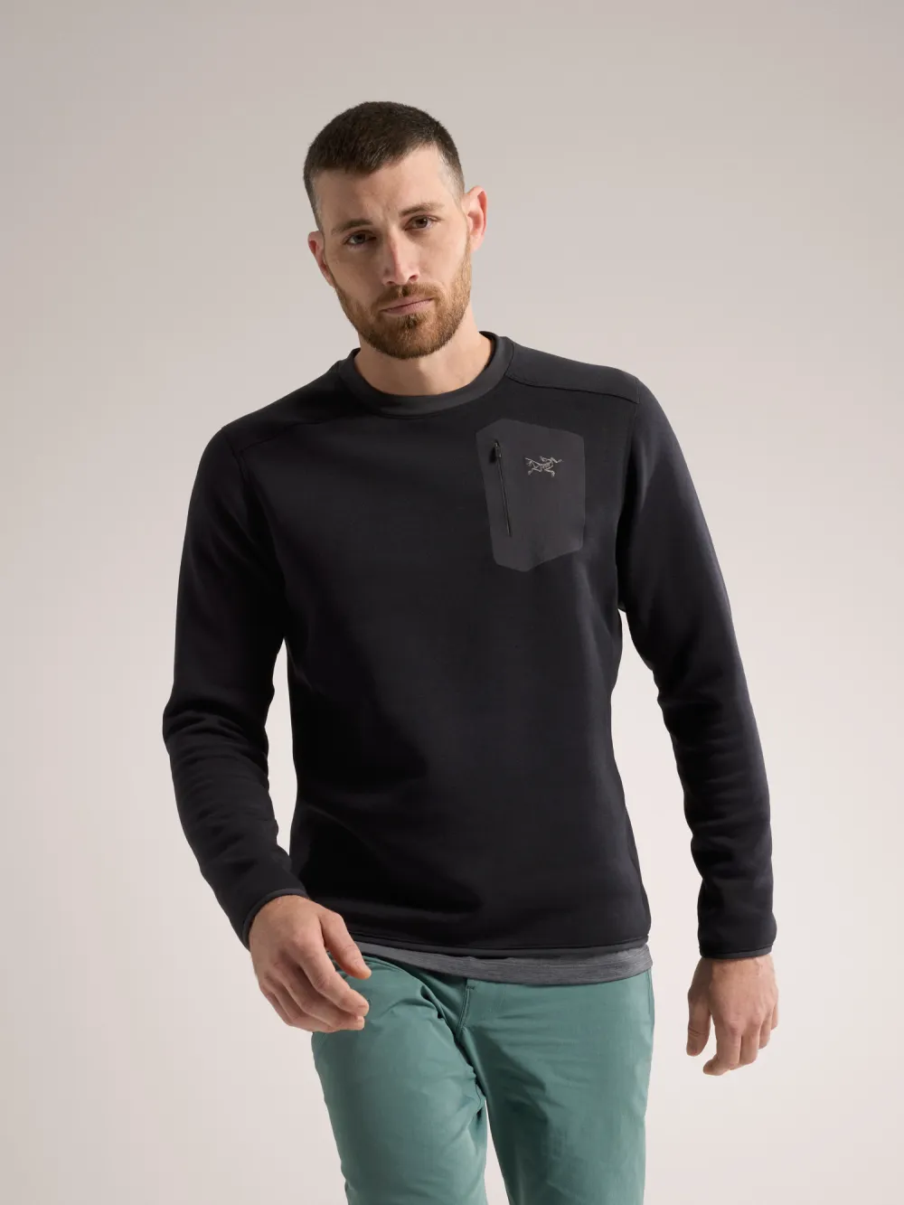 Kyanite Crew Neck Pullover Men's