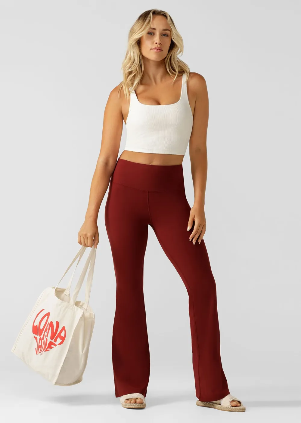 Lotus Flared Full Length Leggings