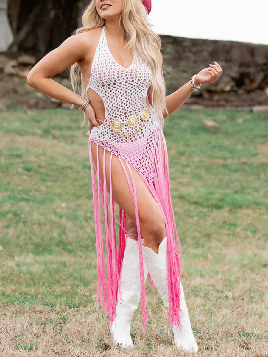 Crochet Fringe Dress