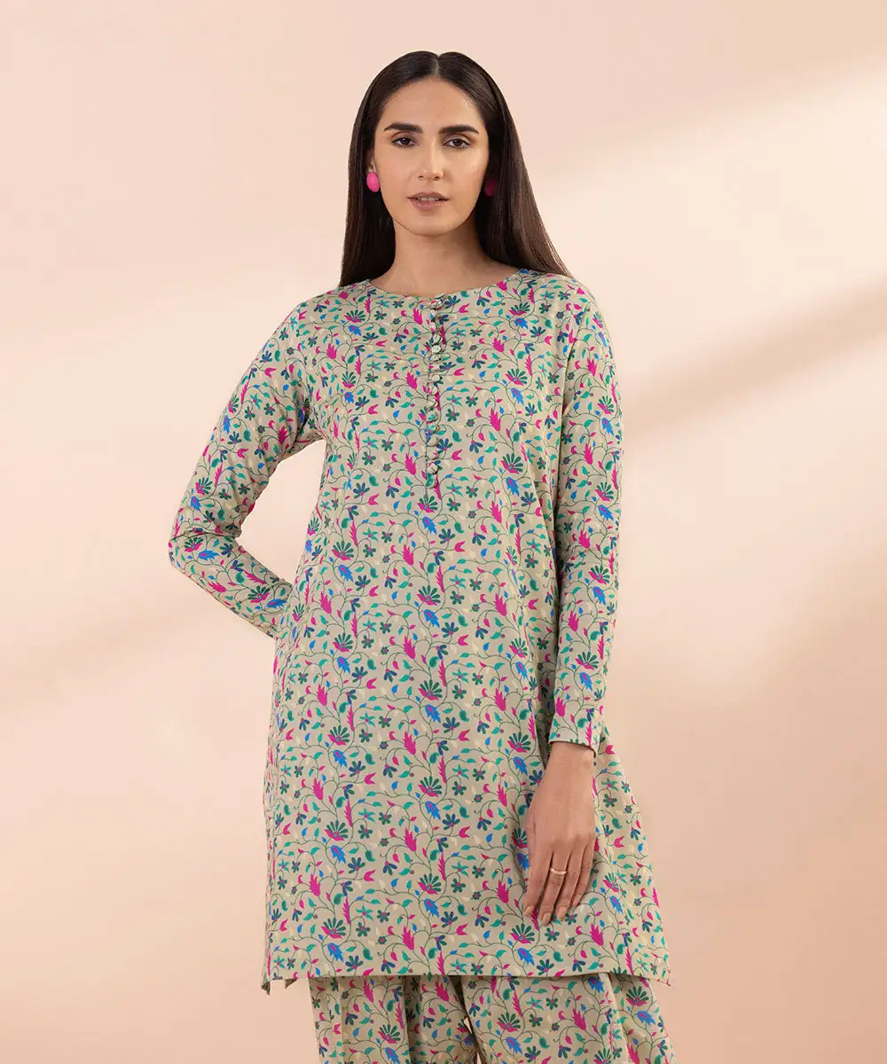 2 Piece - Printed Lawn Suit