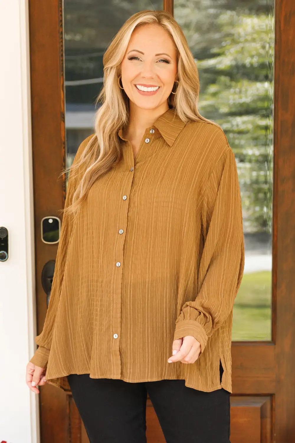 Rise Up Like The Day Blouse, Mocha