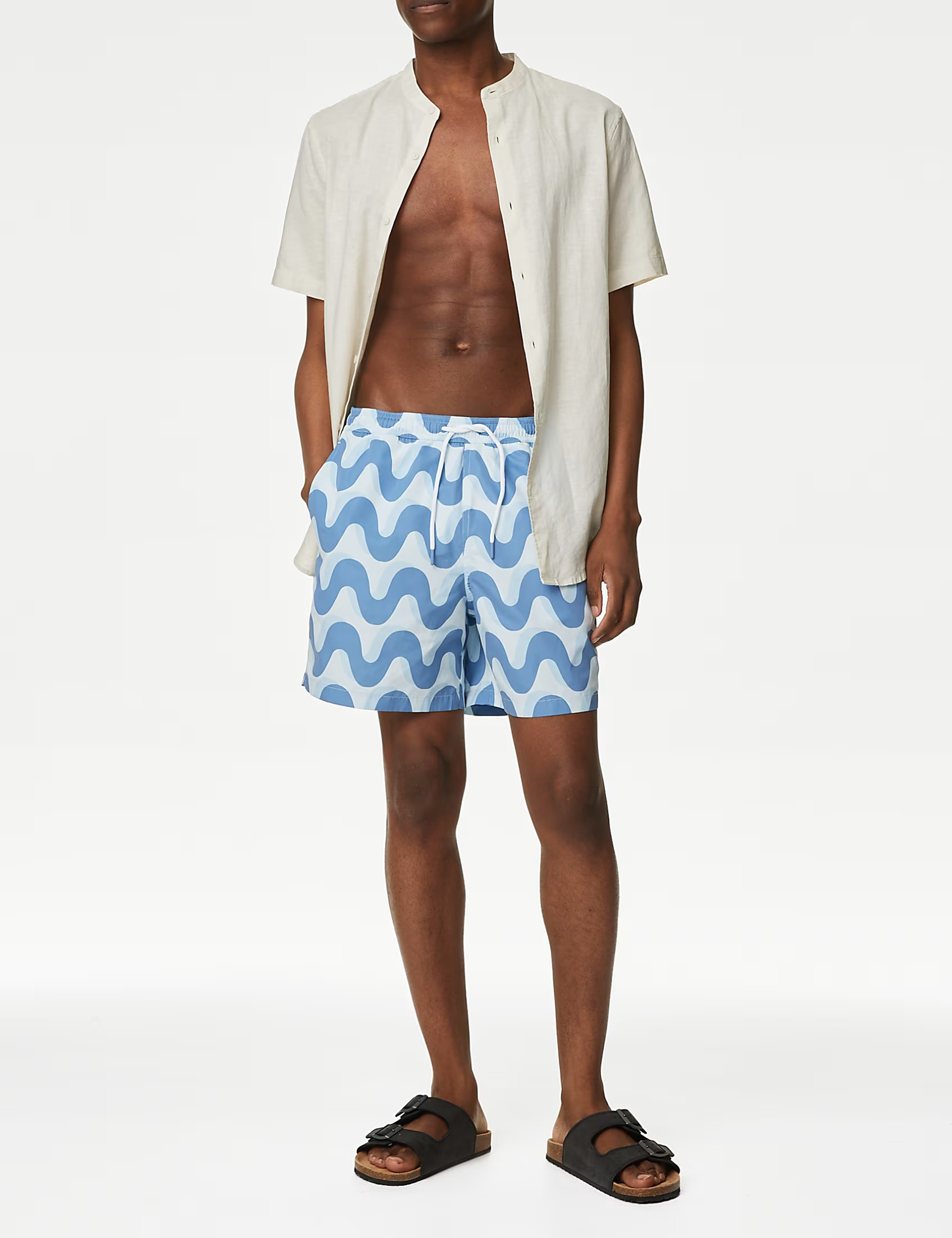 Wavy Swim Shorts