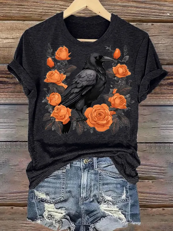 Crow Flower Tee