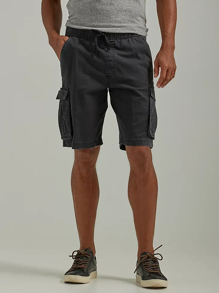 MEN'S FREE TO STRETCH™ DRAWSTRING CARGO SHORT IN ACORN