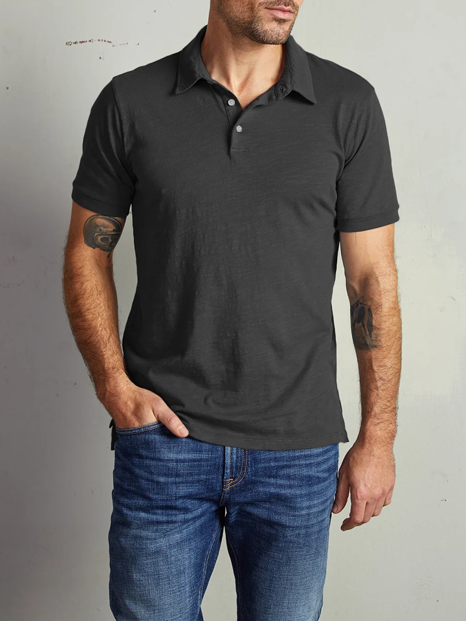 Men'S Fashion Cotton Polo Shirt