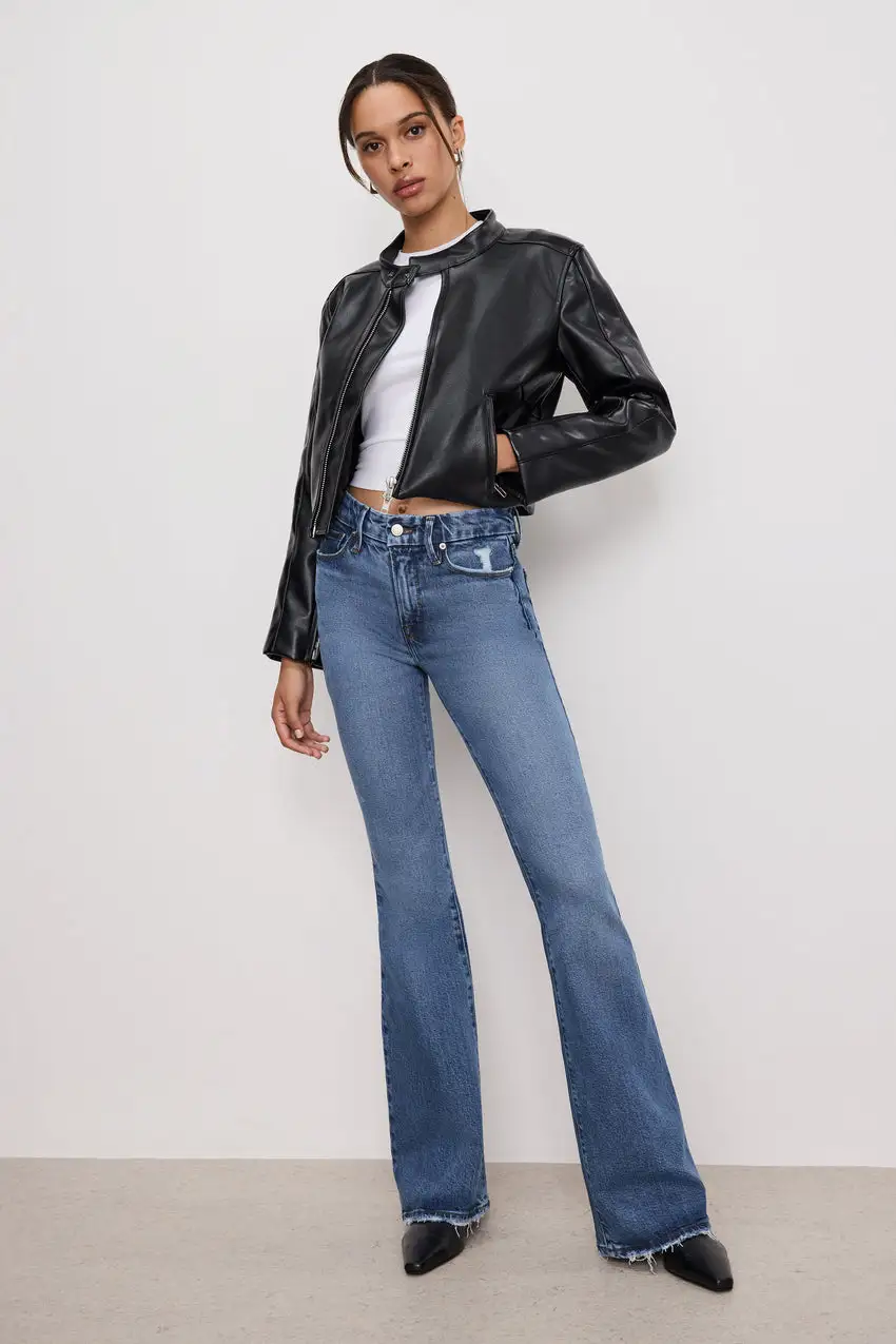 SOFT-TECH GOOD LEGS FLARE JEANS