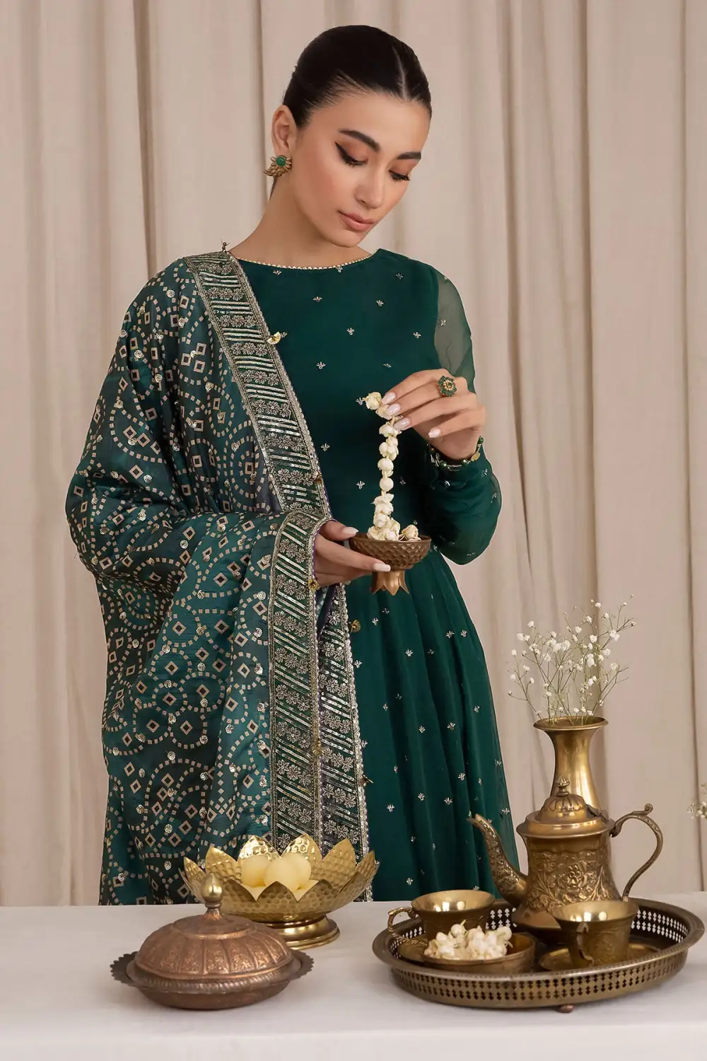 EMBROIDERED CHIFFON SETS