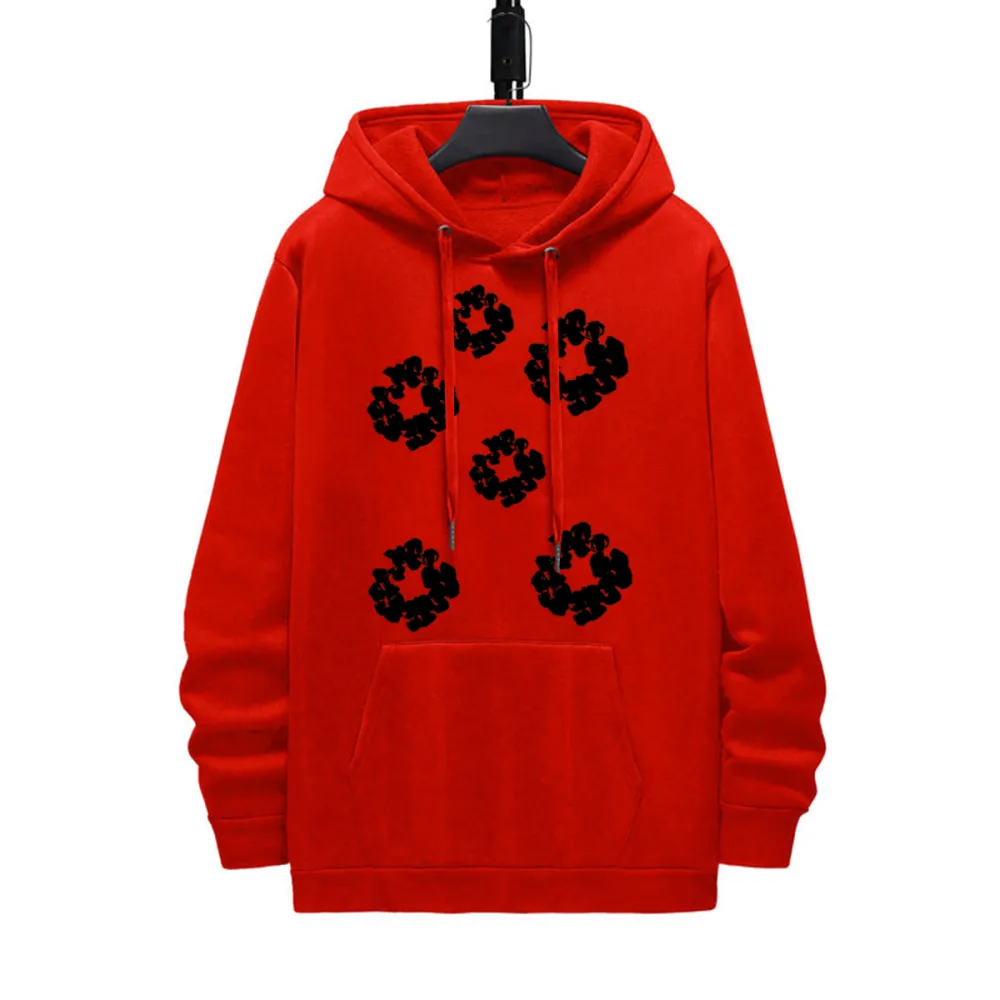 Tears Black Flower Hoodie