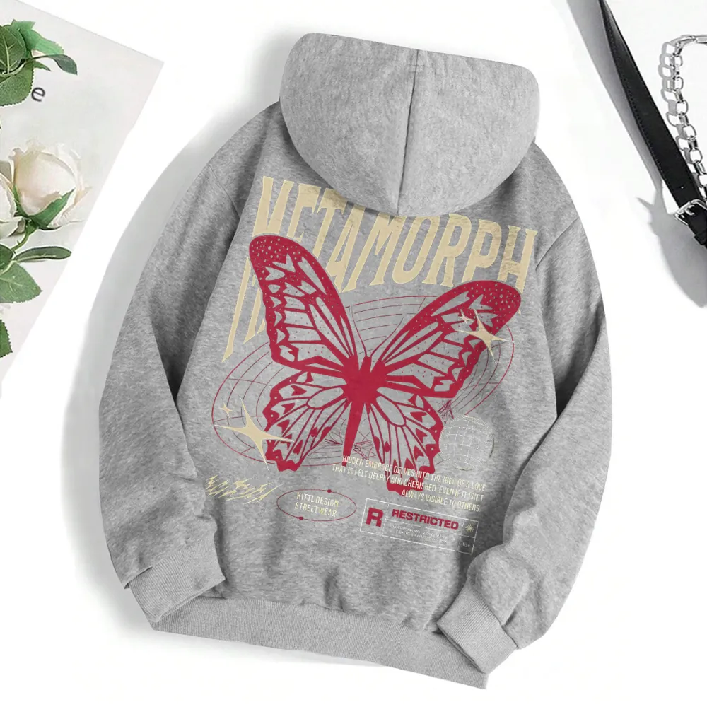 metamorph Butterfly women's fashion hoodie