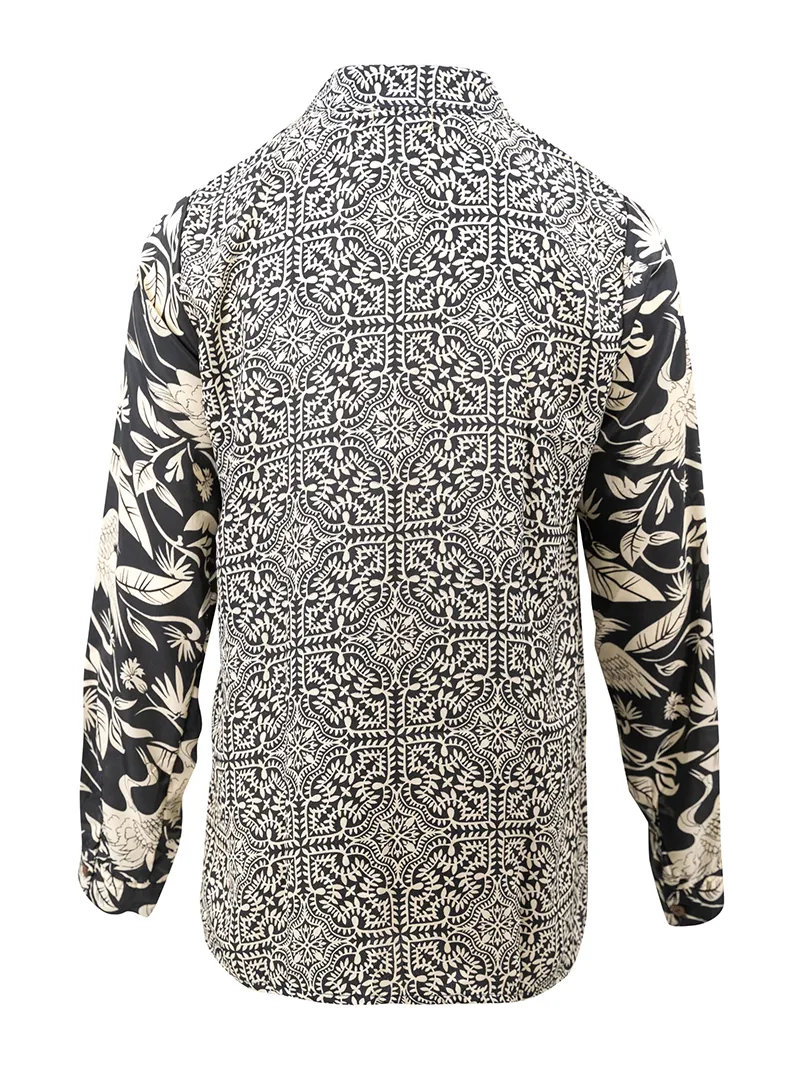 Round neck printed shirt