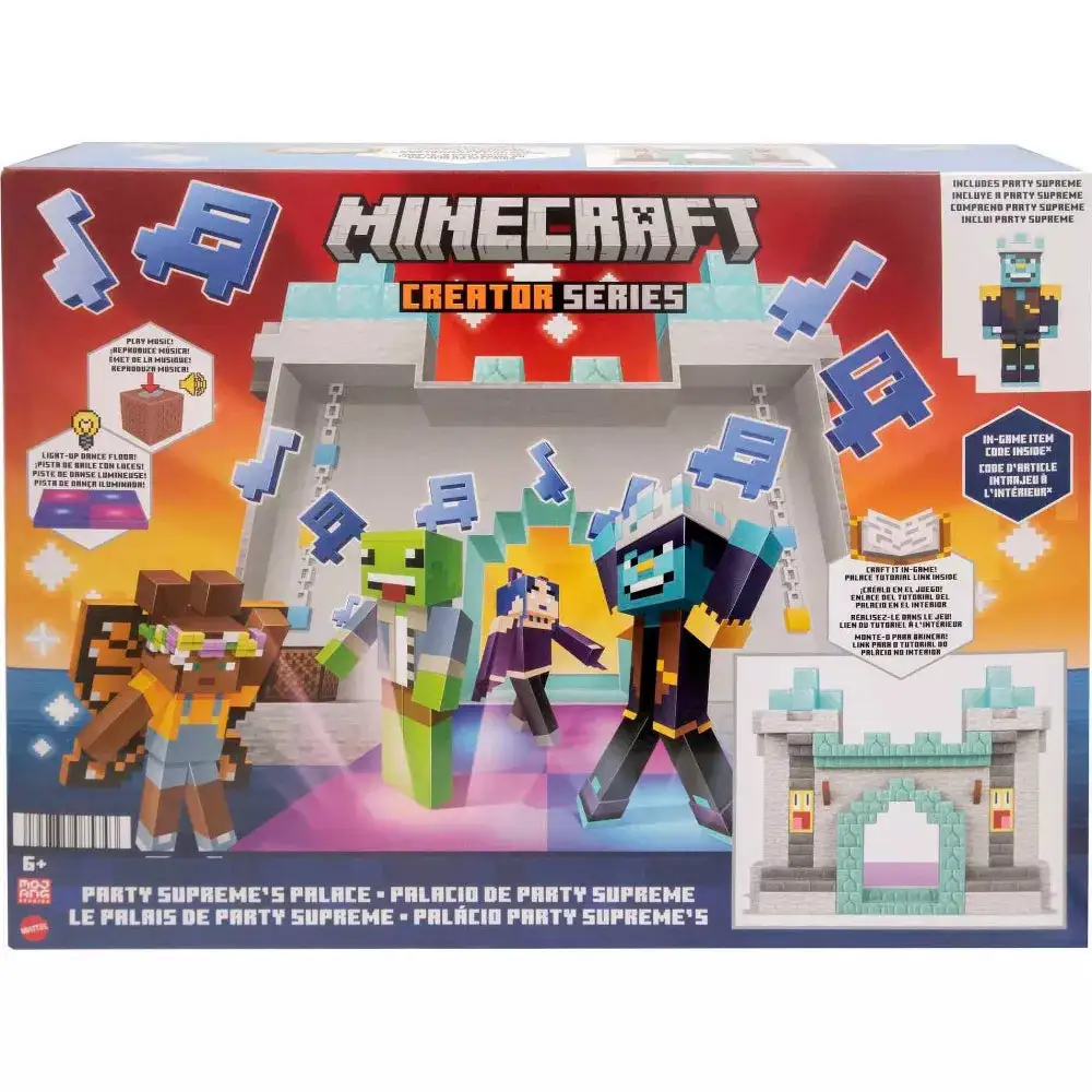 Minecraft Mattel Creator Series Party Supreme Playset - 3.25