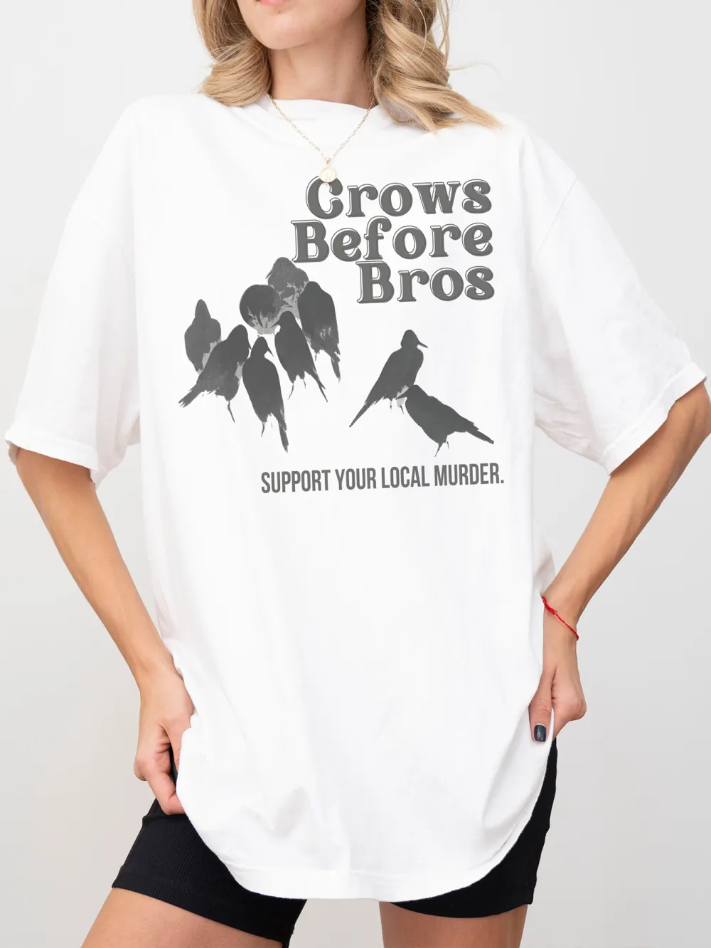 CROWS BEFORE BROS  lady T-shirt