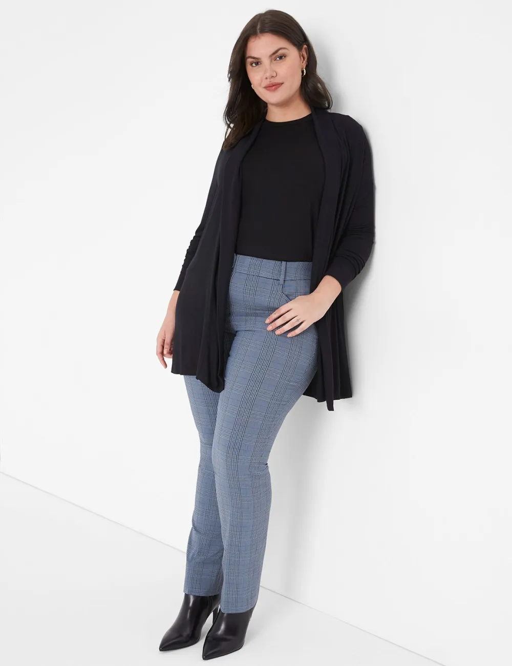 Long-Sleeve Rib Placket Overpiece